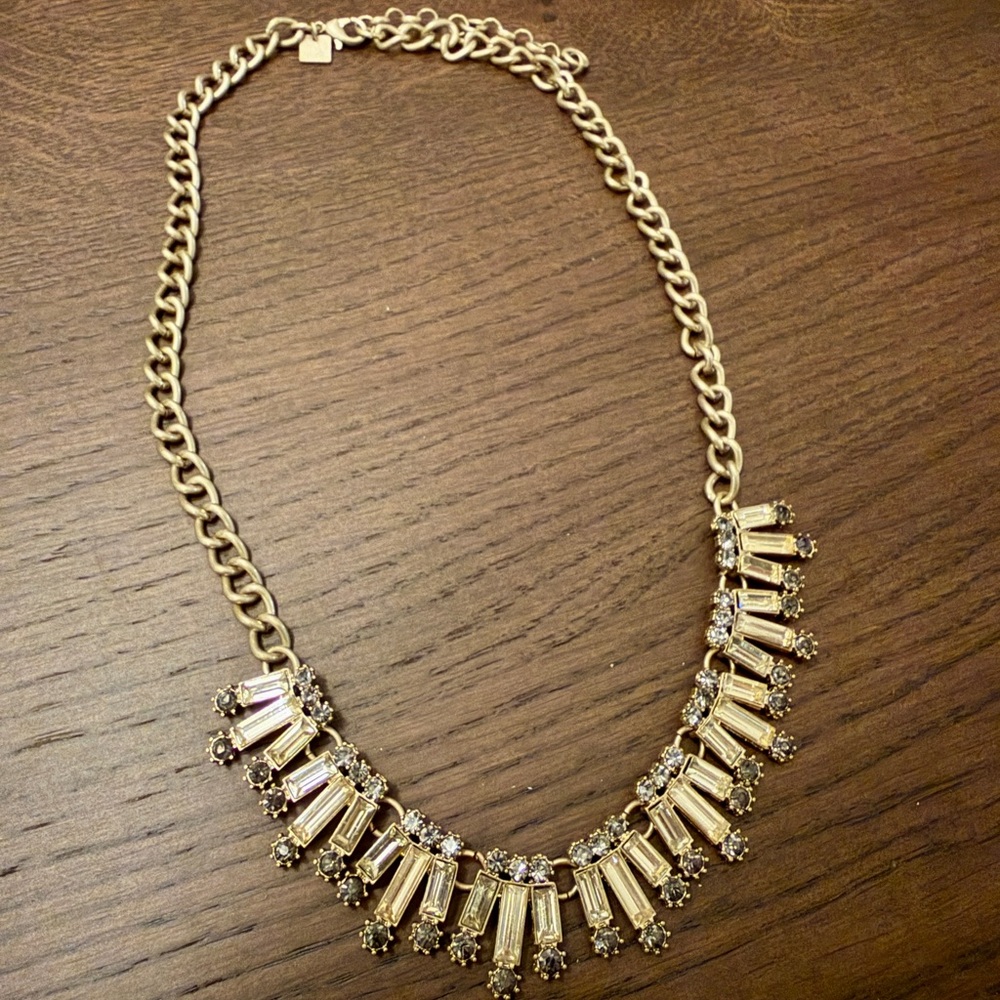 Banana Republic Gold Statement Necklace